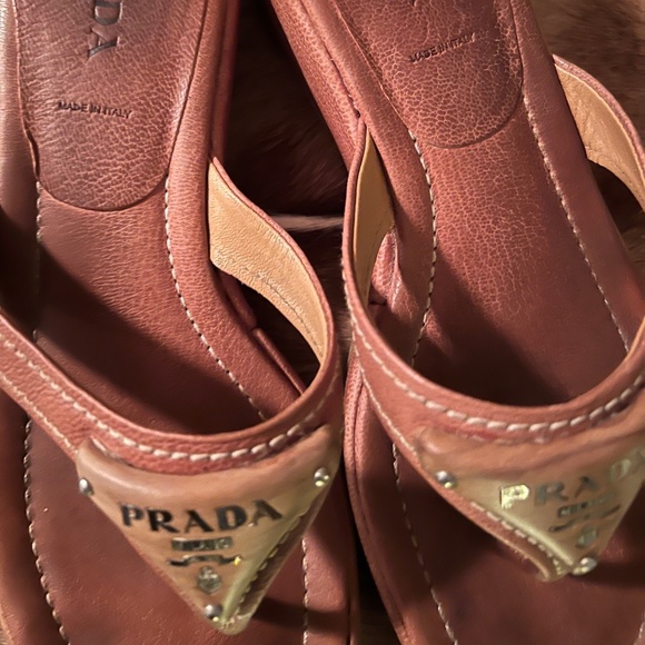 PRADA Antic Summer Sandals W/ Original Dust Bags & Box - Size 38 - Picture 5 of 10